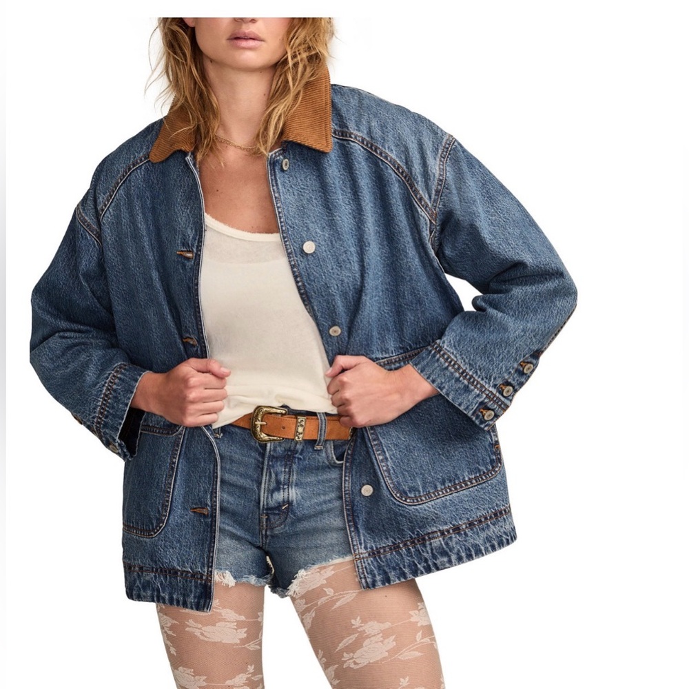 Lucky Brand Legend Denim Barn Jacket NWOT